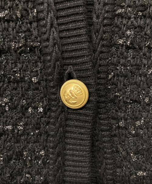 JOURNAL STANDARD relume（ジャーナルスタンダード レリューム）JOURNAL STANDARD relume (ジャーナルスタンダード レリューム) TWEEDYニットジャケット ブラック サイズ:Fの古着・服飾アイテム