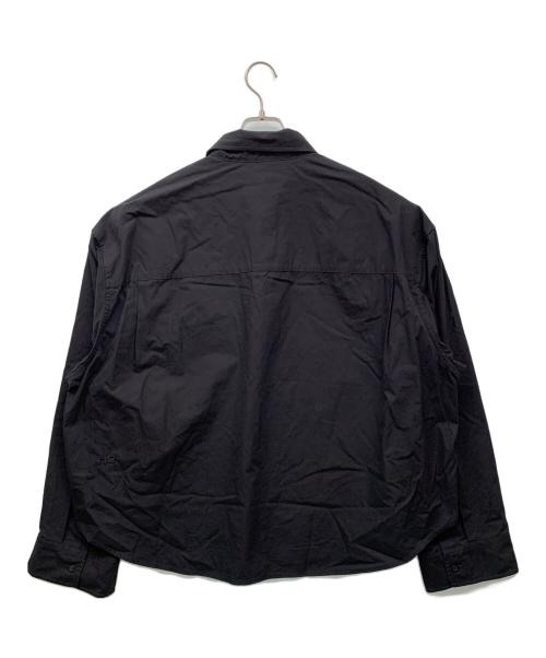 H&M（エイチアンドエム）H&M (エイチアンドエム) HERON PRESTON (ヘロンプレストン) ボクシーシャツ ブラック サイズ:Mの古着・服飾アイテム