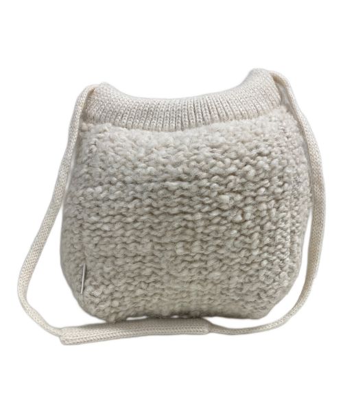 JIL SANDER（ジルサンダー）JIL SANDER (ジルサンダー) ニットバッグ アイボリーの古着・服飾アイテム