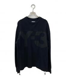 Y-3（ワイスリー）の古着「M CLASSIC HEAVY PIQUE CREW SWEATSHIRT」｜ブラック