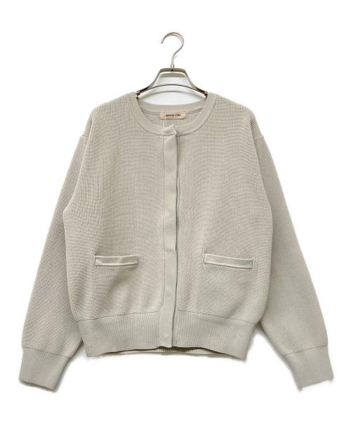 Apuweiser-riche（アプワイザーリッシェ）Apuweiser-riche (アプワイザーリッシェ) 23AW ニットカーデブルゾン ベージュ サイズ:2の古着・服飾アイテム