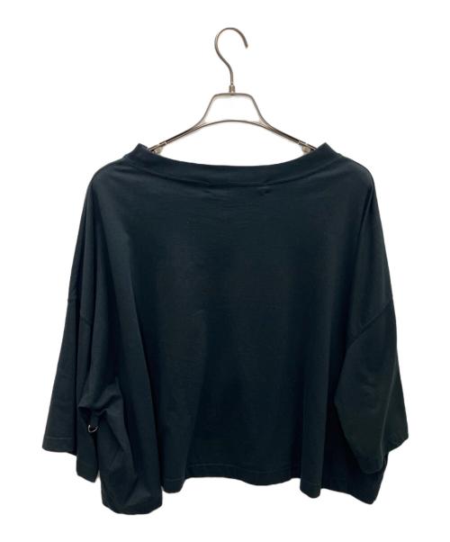 INSCRIRE（アンスクリア）INSCRIRE (アンスクリア) Belted Wide Tee ブラック サイズ:SIZE 38の古着・服飾アイテム