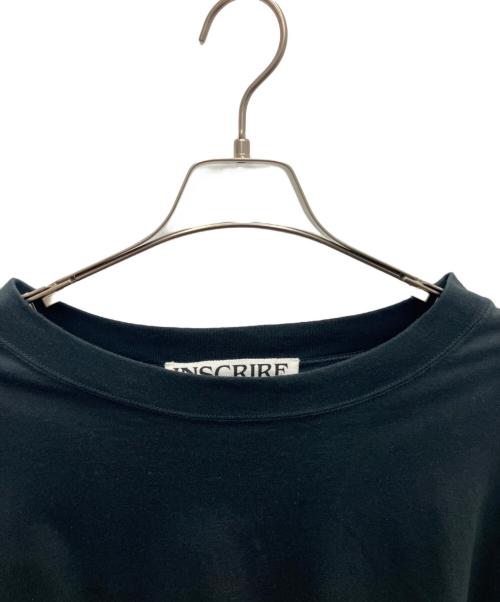INSCRIRE（アンスクリア）INSCRIRE (アンスクリア) Belted Wide Tee ブラック サイズ:SIZE 38の古着・服飾アイテム