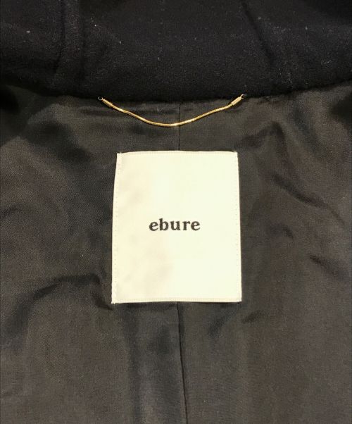 ebure（エブール）EBURE (エブール) リュクスメルトンフーデットコート　3610200125 ネイビー サイズ:36の古着・服飾アイテム