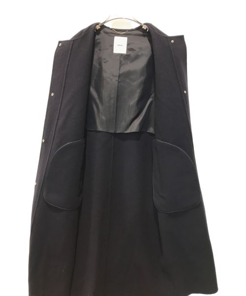 ebure（エブール）EBURE (エブール) リュクスメルトンフーデットコート　3610200125 ネイビー サイズ:36の古着・服飾アイテム