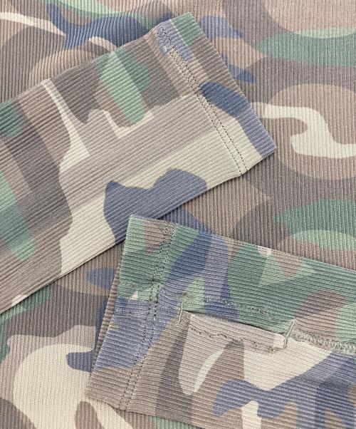 MARC JACOBS（マークジェイコブズ）MARC JACOBS (マークジェイコブス) Camo Sheer Longsleeve グリーン サイズ:XSの古着・服飾アイテム