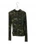 MARC JACOBS（マークジェイコブス）の古着「Camo Sheer Longsleeve」｜グリーン
