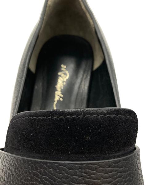 3.1 phillip lim（スリーワンフィリップリム）3.1 phillip lim (スリーワンフィリップリム) 異種素材切替ローファー ブラック サイズ:24㎝の古着・服飾アイテム