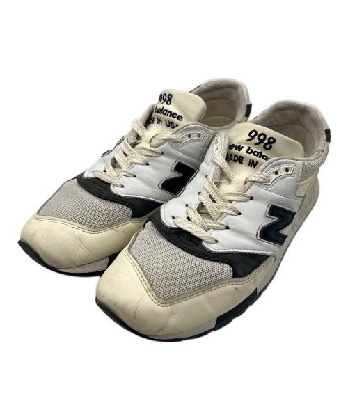 NEW BALANCE（ニューバランス）NEW BALANCE (ニューバランス) ローカットスニーカー アイボリー サイズ:US:10　UK:09 1/2　EU:44　CM:28の古着・服飾アイテム
