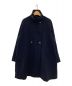 SHIPS any（シップスエニィ）の古着「PONTETORTO スタンド＆ダブル カラーコート」｜ネイビー