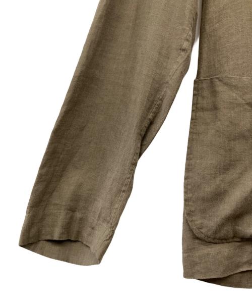 LARDINI（ラルディーニ）LARDINI (ラルディーニ) リネンジャケット オリーブ サイズ:Sの古着・服飾アイテム