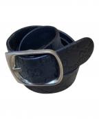 GUCCIグッチ）の古着「グッチシマ レザーベルト」｜ブラック