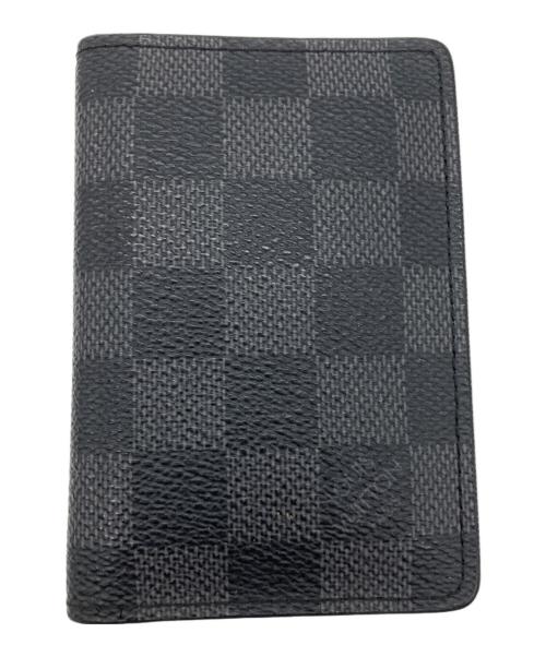 LOUIS VUITTON（ルイ ヴィトン）LOUIS VUITTON (ルイ ヴィトン) カードケース オーガナイザー・ドゥ・ポッシュ ブラックの古着・服飾アイテム