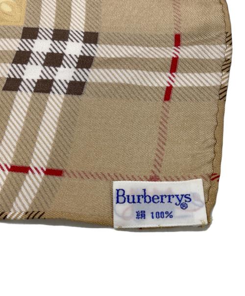Burberry's（バーバリーズ）Burberry's (バーバリーズ) バーバリーチェックスカーフ レッドの古着・服飾アイテム