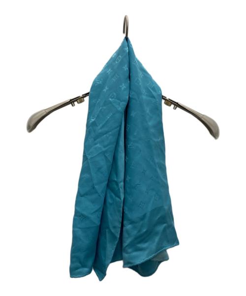 LOUIS VUITTON（ルイ ヴィトン）LOUIS VUITTON (ルイ ヴィトン) モノグラムスカーフ ブルーの古着・服飾アイテム