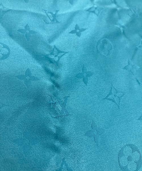 LOUIS VUITTON（ルイ ヴィトン）LOUIS VUITTON (ルイ ヴィトン) モノグラムスカーフ ブルーの古着・服飾アイテム