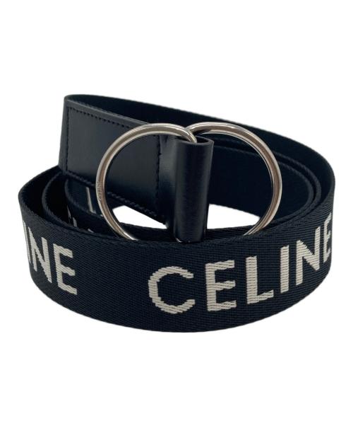 CELINE（セリーヌ）CELINE (セリーヌ) ミディアム ダブルリングベルト ブラックの古着・服飾アイテム