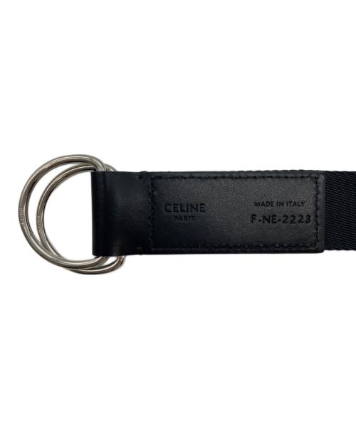 CELINE（セリーヌ）CELINE (セリーヌ) ミディアム ダブルリングベルト ブラックの古着・服飾アイテム