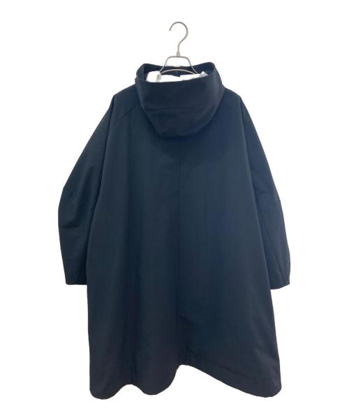 ENFOLD（エンフォルド）ENFOLD (エンフォルド) PEストレッチ BOXフーデットCOAT ブラック サイズ:36の古着・服飾アイテム