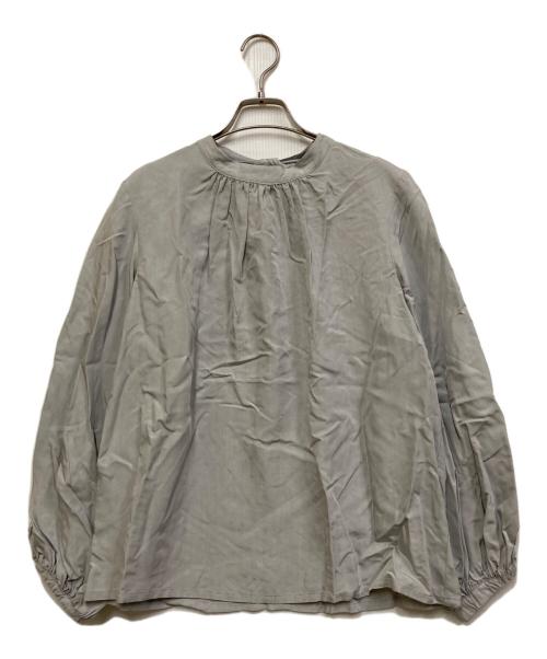 Hello, Bonjour!（ハローボンジュール）Hello, Bonjour! (ハローボンジュール) C/N Gahter Blouse グレー サイズ:SIZE Freeの古着・服飾アイテム