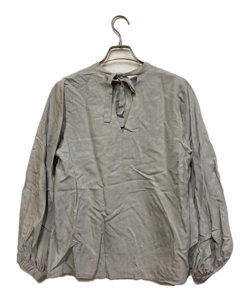 Hello, Bonjour!（ハローボンジュール）Hello, Bonjour! (ハローボンジュール) C/N Gahter Blouse グレー サイズ:SIZE Freeの古着・服飾アイテム