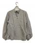 Hello, Bonjour! (ハローボンジュール) C/N Gahter Blouse グレー サイズ:SIZE Free：4000円