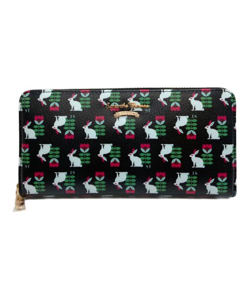 Samantha Thavasa（サマンサタバサ）Samantha Thavasa (サマンサタバサ) 長財布 ブラックの古着・服飾アイテム