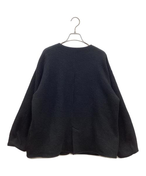 URBAN RESEARCH DOORS（アーバンリサーチドアーズ）URBAN RESEARCH DOORS (アーバンリサーチドアーズ) キルトノーカラージャケット ブラック サイズ:Mの古着・服飾アイテム