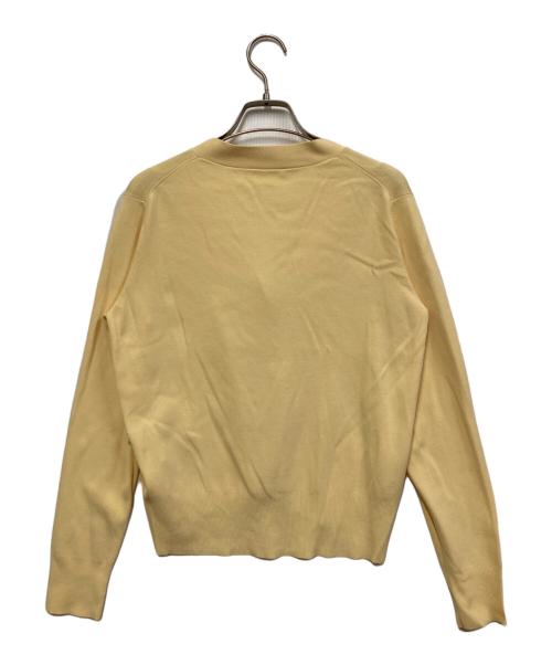 SOEJU（ソージュ）SOEJU (ソージュ) Vネックショートカーディガン イエロー サイズ:FREEの古着・服飾アイテム