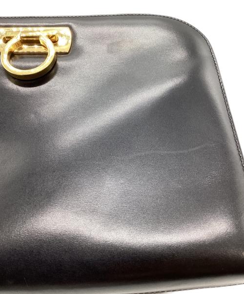 Salvatore Ferragamo（サルヴァトーレ フェラガモ）Salvatore Ferragamo (サルヴァトーレ フェラガモ) ガンチーニチェーンショルダーバッグ ブラックの古着・服飾アイテム