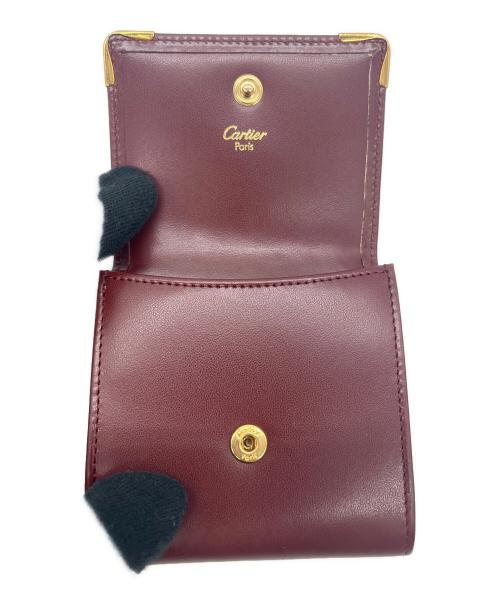 Cartier（カルティエ）Cartier (カルティエ) コインケース ボルドーの古着・服飾アイテム