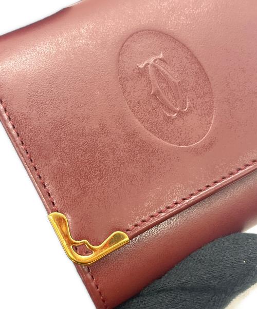 Cartier（カルティエ）Cartier (カルティエ) コインケース ボルドーの古着・服飾アイテム