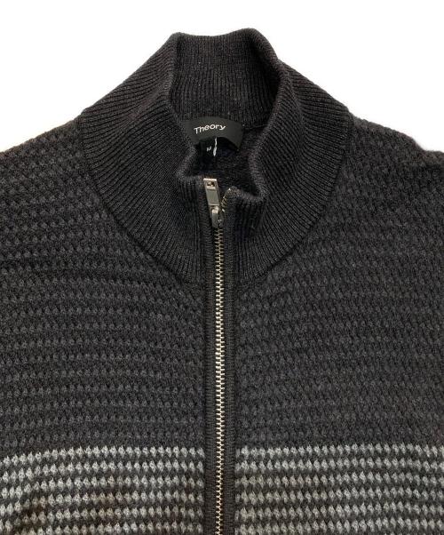 theory（セオリー）theory (セオリー) ドライバーズニット　6303005 グレー サイズ:Mの古着・服飾アイテム