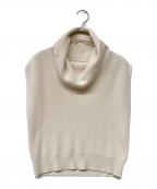 HER LIP TOハーリップトゥ）の古着「Drape Neck Sleeveless Knit」｜アイボリー
