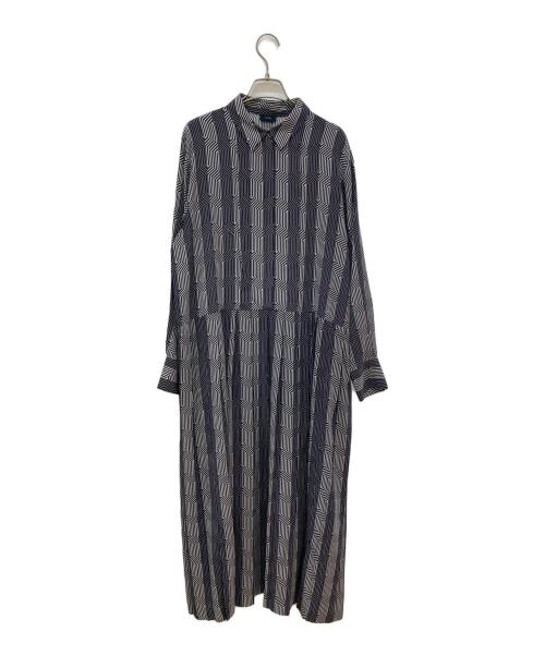 JOSEPH（ジョゼフ）JOSEPH (ジョゼフ) オプティカルジオプリントドレス ブラック サイズ:38の古着・服飾アイテム