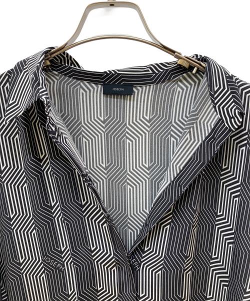 JOSEPH（ジョゼフ）JOSEPH (ジョゼフ) オプティカルジオプリントドレス ブラック サイズ:38の古着・服飾アイテム