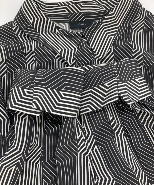JOSEPH（ジョゼフ）JOSEPH (ジョゼフ) オプティカルジオプリントドレス ブラック サイズ:38の古着・服飾アイテム