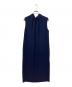 JOSEPH（ジョゼフ）の古着「ボウタイノースリーブワンピース」｜ネイビー
