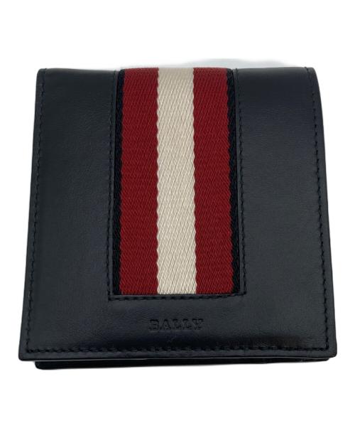 BALLY（バリー）BALLY (バリー) 2つ折り財布 ネイビーの古着・服飾アイテム