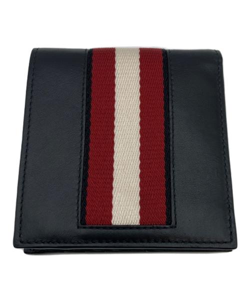 BALLY（バリー）BALLY (バリー) 2つ折り財布 ネイビーの古着・服飾アイテム