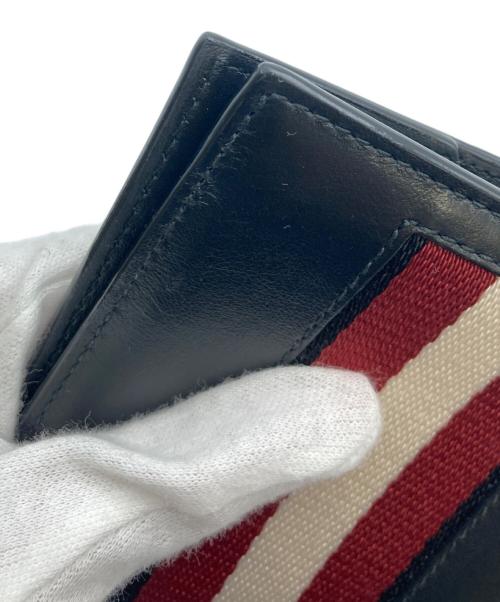 BALLY（バリー）BALLY (バリー) 2つ折り財布 ネイビーの古着・服飾アイテム