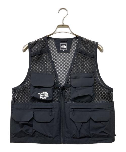 THE NORTH FACE（ザ ノース フェイス）THE NORTH FACE (ザ ノース フェイス) PLAY Utility Pocket Mesh Vest ブラック サイズ:Mの古着・服飾アイテム