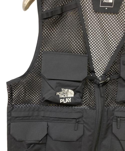 THE NORTH FACE（ザ ノース フェイス）THE NORTH FACE (ザ ノース フェイス) PLAY Utility Pocket Mesh Vest ブラック サイズ:Mの古着・服飾アイテム