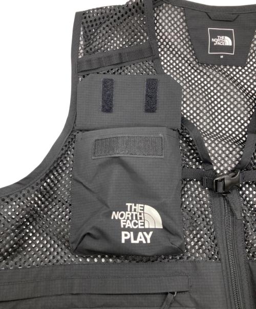 THE NORTH FACE（ザ ノース フェイス）THE NORTH FACE (ザ ノース フェイス) PLAY Utility Pocket Mesh Vest ブラック サイズ:Mの古着・服飾アイテム