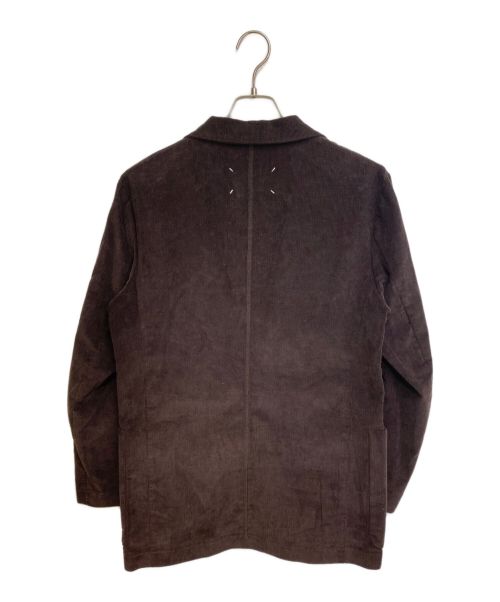Maison Margiela（メゾンマルジェラ）Maison Margiela (メゾンマルジェラ) コーデュロイ スキューバブレザー ブラウン サイズ:46の古着・服飾アイテム