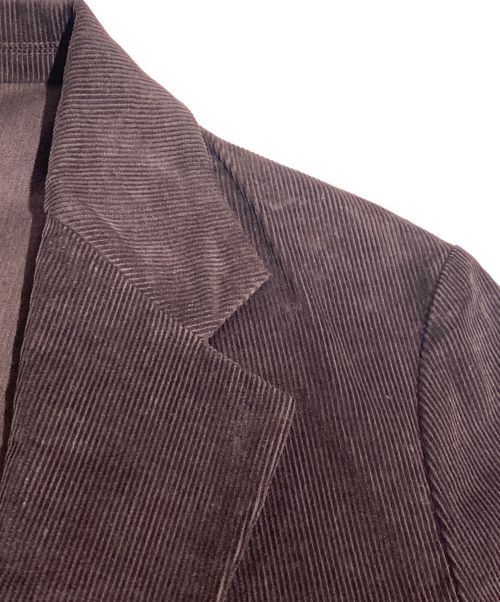 Maison Margiela（メゾンマルジェラ）Maison Margiela (メゾンマルジェラ) コーデュロイ スキューバブレザー ブラウン サイズ:46の古着・服飾アイテム
