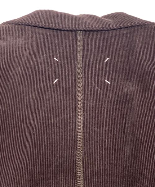 Maison Margiela（メゾンマルジェラ）Maison Margiela (メゾンマルジェラ) コーデュロイ スキューバブレザー ブラウン サイズ:46の古着・服飾アイテム