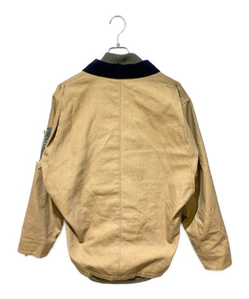 sacai（サカイ）sacai Carhartt WIP 23AW CarHartt WIP CanvasxMA-1 JK Michigan（カーハートWIPキャンバスMA-1ジャケットミシガン） ベージュ×オリーブ サイズ:1の古着・服飾アイテム