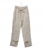 Acne studiosアクネ ストゥディオス）の古着「Ribbon Tie Trousers」｜ベージュ