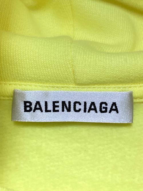 BALENCIAGA（バレンシアガ）BALENCIAGA (バレンシアガ) Campaign Logo Hoodie イエロー サイズ:XSの古着・服飾アイテム